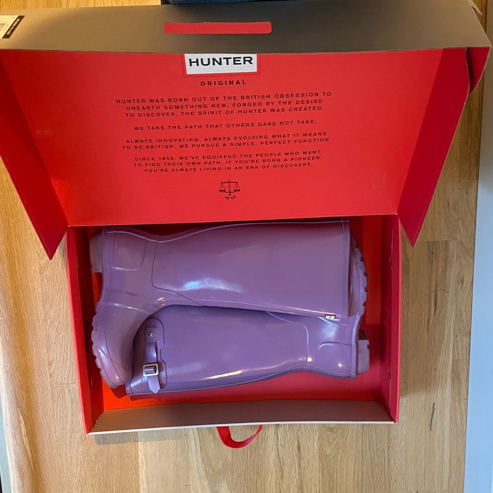 Gloss Purple Hunter Boots